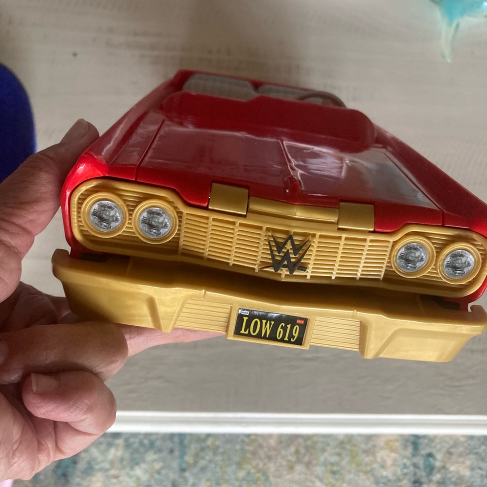 Mattle collectible Red plastic low ride vehicle car